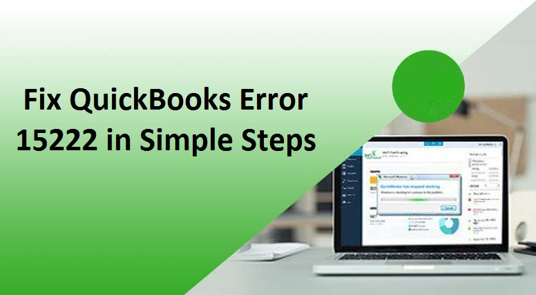 Quickbooks error 15222