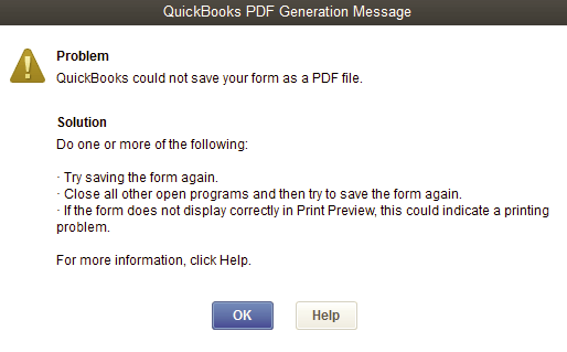 Quickbooks PDF Converter problem 