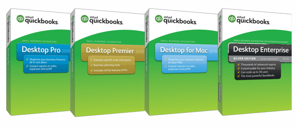 types of quickbooks