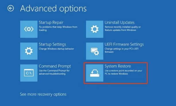 Undo All New Changes In The System Using Windows System Restore