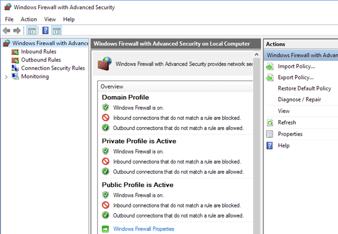 Keep out QuickBooks from Firewall Settings