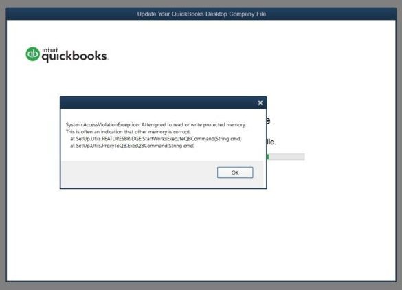 QuickBooks Sync Manager Error